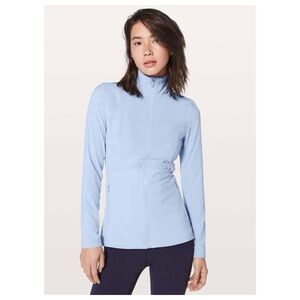 EUC Lululemon Round Trip Jacket in Cool Breeze  Size 6